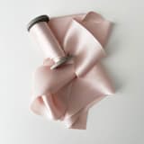 "2" Silk Ribbon - Rose Quartz" - Ribbons in pink by Honey Silks Co