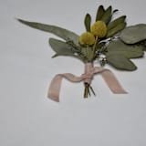 "Dawn Pink Plant-Dyed Silk Ribbon, Narrow" - Ribbons in pink by Katelyn Cash