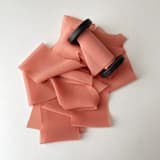 "2" Signature Sheer Ribbon - Weathered Terra Cotta" - Ribbons in orange by Honey Silks Co