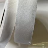 "White Hand Cut Silk Ribbon. 1" thickness" - Ribbons in white by Christopher Neubauer