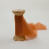 "Silk Wedding Ribbon Rust 2" Wide" - Ribbons in orange by Jordan Perry