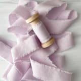 "1" Cotton Ribbon - Lilac" - Ribbons in pink by Honey Silks Co