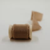 "Silk Wedding Ribbon Caramel 1" Wide" - Ribbons in brown by Jordan Perry