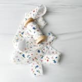 "1" Cotton Ribbon - Wildflower" - Ribbons in multicolorassorted-colors by Honey Silks Co
