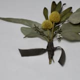 "Smoky Gray Plant-Dyed Silk Ribbon, Narrow" - Ribbons in gray by Katelyn Cash