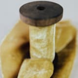 "Silk Velvet Ribbon Golden 2" Wide" - Ribbons in yellow by Jordan Perry