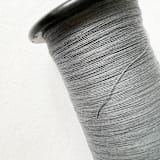 "Extra Fine Paper Twine in Grey" - Ribbons in gray by Jenny Sanders