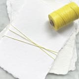 "Butter Yellow Waxed Linen Twine, 4-Ply" - Ribbons in yellow by Jenny Sanders