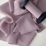 "2" Signature Sheer Ribbon - Lavender Gray" - Ribbons in purple by Honey Silks Co