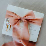 "Wedding Ribbon Chiffon 1.5" Wide Sedona" - Ribbons in orange by Jordan Perry