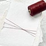 "Burnt Sienna Waxed Linen Twine, 2-Ply" - Ribbons in brown by Jenny Sanders