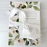 "1" Cotton Ribbon - White" - Ribbons in white by Honey Silks Co