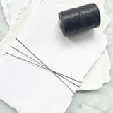 "Espresso Waxed Linen Twine, 4-Ply" - Ribbons in brown by Jenny Sanders