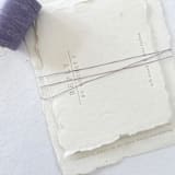 "Wisteria Waxed Linen Twine, 2-Ply" - Ribbons in purple by Jenny Sanders