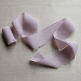 "Silk Ribbon - Dusty Mauve // 3 yards" - Ribbons in pink by Clover and Lamb