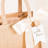 "Ivory Ribbon - Precut - Small - 10 Pack" - Ribbons in beige by Veronica Esquino