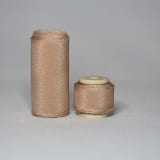 "Terra Plant-Dyed Silk Ribbon, Wide" - Ribbons in orange by Katelyn Cash