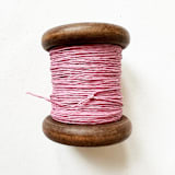 "Medium Paper Twine in Rhubarb" - Ribbons in pink by Jenny Sanders