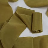 "Moss Green Plant-Dyed Silk Ribbon, Wide" - Ribbons in green by Katelyn Cash