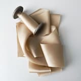 "2" Silk Ribbon - Wheat" - Ribbons in beige by Honey Silks Co