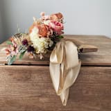 "2" Silk Ribbon - Wheat" - Ribbons in beige by Honey Silks Co