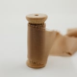 "Silk Wedding Ribbon Caramel 2" Wide" - Ribbons in brown by Jordan Perry