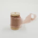 "Silk Wedding Ribbon Nude 1" Wide" - Ribbons in beige by Jordan Perry