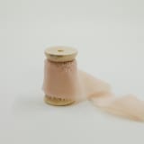 "Silk Wedding Ribbon Blush 1" Wide" - Ribbons in pink by Jordan Perry