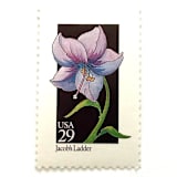 "Jacob's Ladder Postage Stamps | American Wildflower Series | Purple Flower | Botanical | Vintage Unused USPS Postage 29c | Pack of 10" - Postage Stamps in purple by Heritage Post House
