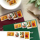"Christmas Gold Vintage Postage, 10 Sets" - Postage Stamps in gold by Jennifer Kramer