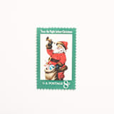 "8 Cent 'Twas the Night before Christmas' Santa Postage Stamps // Set of 10 // UNUSED" - Postage Stamps in green by Flourish Fine Writing