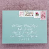 "Pink Garden Postage Collection" - Postage Stamps in pink by Little Postage House