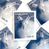 ""Arctic Hare" Postage Stamps | Arctic Animals Series | Unused USPS Postage 33c | Pack of 10" - Postage Stamps in white by Heritage Post House