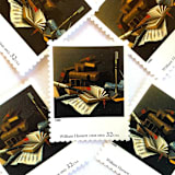 "William Harnett's "Music and Literature" Postage Stamps | Four Centuries of American Art Series | Vintage Unused USPS Postage 32c | Pack of 10" - Postage Stamps in multicolor by Jennifer Kramer
