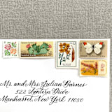 "Desert Vintage Postage, 10 Sets" - Postage Stamps in natural by Jennifer Kramer