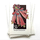 "Trumpet Honeysuckle Postage Stamps | American Wildflower Series | Red Flower | Botanical | Vintage Unused USPS Postage 29c | Pack of 10" - Postage Stamps in red by Heritage Post House