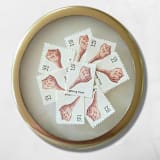 "Lightning Whelk | Vintage Stamp, 22 cents, 1985 | 5 each" - Postage Stamps in beige by The Silver Stamps
