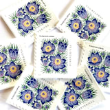 "Pasqueflower Postage Stamps | Mountain Flora Series | Wedding Stamps | Vintage Unused USPS Postage Forever Stamps | Pack of 10" - Postage Stamps in purple by Heritage Post House
