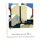 "Charles Sheeler's "Two Against the White" Postage Stamps | Four Centuries of American Art Series | Vintage Unused USPS Postage 32c | Pack of 10" - Postage Stamps in multicolor by Jennifer Kramer