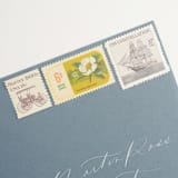 "37 Cent USS Constellation Postage Stamps // Set of 10 // UNUSED vintage postage" - Postage Stamps in gray by Flourish Fine Writing
