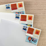"92 cents . Balloon vintage postage stamps . Set of 5" - Postage Stamps in multicolorassorted-colors by Kristen Melchor