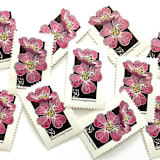 "Showy Evening Primrose Postage Stamps | American Wildflower Series | Purple Flower | Botanical | Vintage Unused USPS Postage 29c | Pack of 10" - Postage Stamps in purple by Heritage Post House