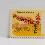 "Vintage Unused Stamps - Ocotillo,  Botanical Collection, 6 cent - Set of 5" - Postage Stamps in multicolor by Tablo Post
