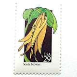 "Sessile Bellwort Postage Stamps | American Wildflower Series | Yellow Flower | Botanical | Vintage Unused USPS Postage 29c | Pack of 10" - Postage Stamps in yellow by Heritage Post House