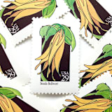 "Sessile Bellwort Postage Stamps | American Wildflower Series | Yellow Flower | Botanical | Vintage Unused USPS Postage 29c | Pack of 10" - Postage Stamps in yellow by Heritage Post House