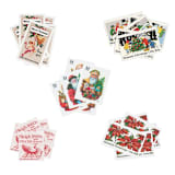 "Santa's Coming to Town Vintage Postage Set // Set of 5 // UNUSED // Sleigh" - Postage Stamps in red by Flourish Fine Writing