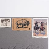 "18 Cent Elk Postage Stamps // Set of 10 // UNUSED Vintage stamps" - Postage Stamps in beige by Flourish Fine Writing