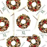 ""Victorian Wreath" Postage Stamps | Christmas Wreaths Series | Unused USPS Postage 32c | Pack of 10" - Postage Stamps in white by Heritage Post House