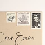 "Timeless and Elegant Black and White Postage Set // Set of 5 // $.92 in postage per set" - Postage Stamps in black by Flourish Fine Writing
