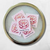 "Camellia | Vintage Stamp, 18 cents, 1981 | 5 each" - Postage Stamps in pink by The Silver Stamps